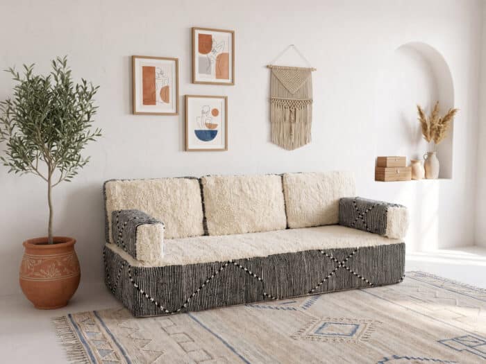 White Floor Couch