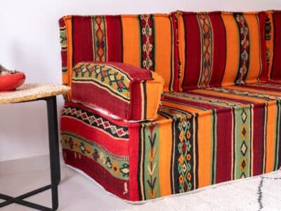 6ft Floor Sofa Moroccan - Image 4