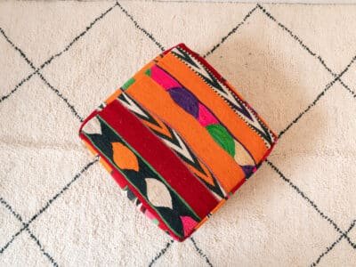 24X24X8'' Moroccan Ottoman Floor Pouf - Image 2