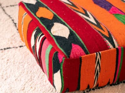 24X24X8'' Moroccan Ottoman Floor Pouf - Image 3