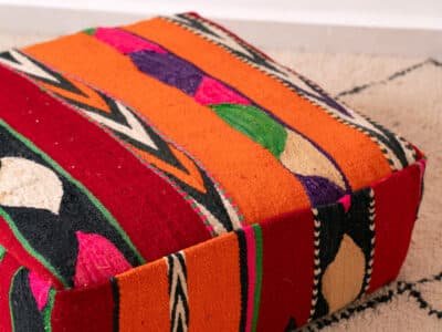 24X24X8'' Moroccan Ottoman Floor Pouf - Image 4
