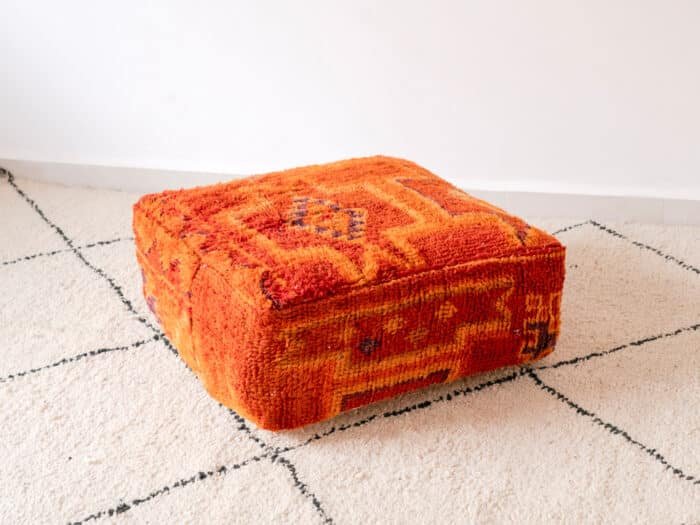 Berber Ottoman Orange