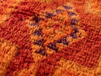 24X24X8'' Berber Ottoman Orange - Image 5