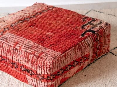 24X24X8'' Vintage Ottoman Pink - Image 4