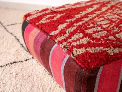 24X24X8'' Pouf Berber Moroccan - Image 2