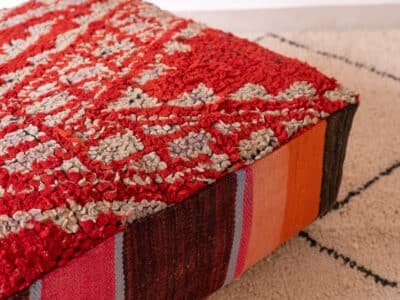 24X24X8'' Pouf Berber Moroccan - Image 3