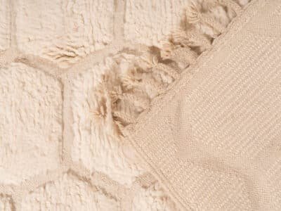 5x8 Soft Berber Rug White - Image 8
