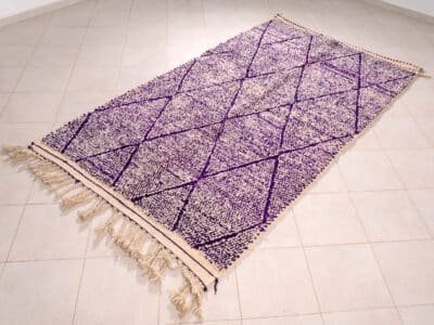 5x8 Soft Berber Rug Purple - Image 2