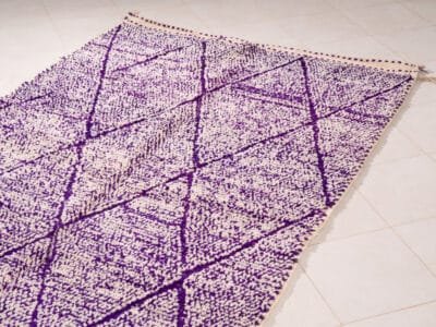 5x8 Soft Berber Rug Purple - Image 3