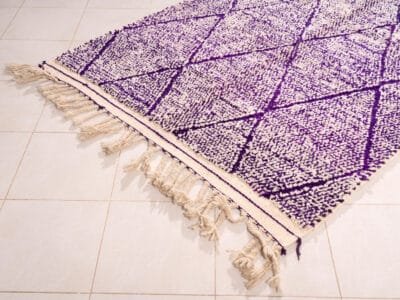 5x8 Soft Berber Rug Purple - Image 4