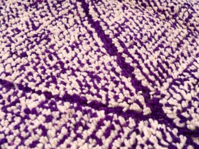 5x8 Soft Berber Rug Purple - Image 6