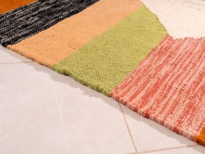 5x8 Modern Berber Kilim Rug - Image 5