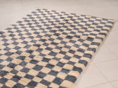 5x8 Rug Beni Ourain Checkered - Image 2