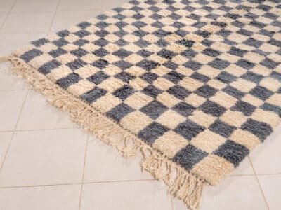 5x8 Rug Beni Ourain Checkered - Image 3