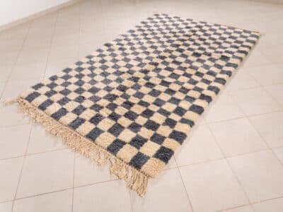 5x8 Rug Beni Ourain Checkered - Image 4