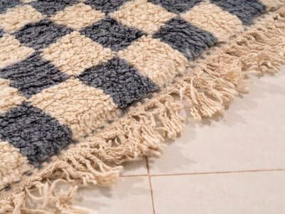 5x8 Rug Beni Ourain Checkered - Image 7