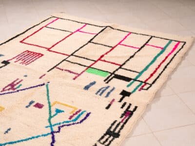 5x8 Moroccan Carpet Abstract - Image 3