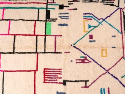 5x8 Moroccan Carpet Abstract - Image 7