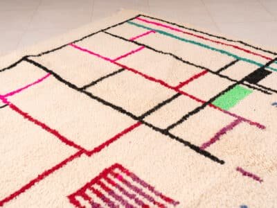 5x8 Moroccan Carpet Abstract - Image 5