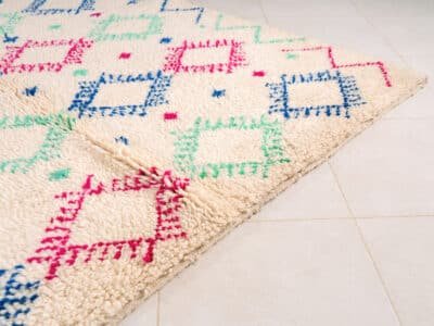 5x8 Berber Rug White - Image 4