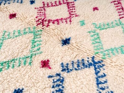 5x8 Berber Rug White - Image 5