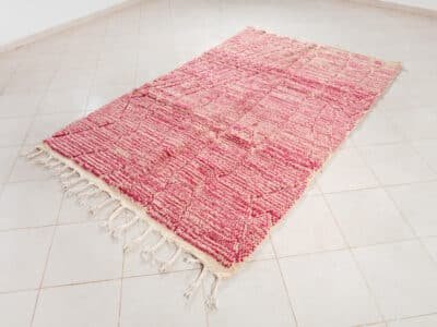 5x8 Pink Berber Rug - Image 2