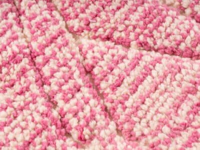 5x8 Pink Berber Rug - Image 7