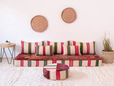 210cm // 7 ft Bohemian Floor Sofa Morocco - Image 2