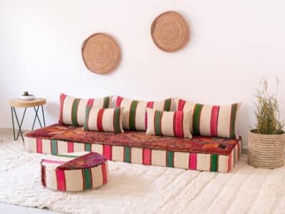 210cm // 7 ft Bohemian Floor Sofa Morocco - Image 4