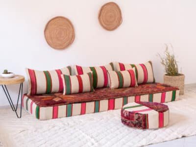 210cm // 7 ft Bohemian Floor Sofa Morocco - Image 3