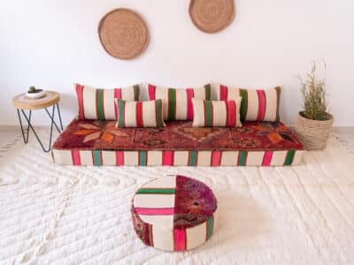 210cm // 7 ft Bohemian Floor Sofa Morocco - Image 5