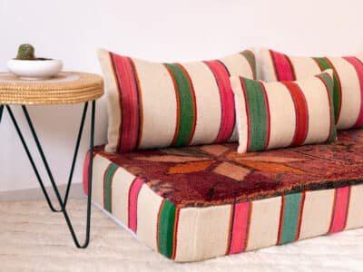 210cm // 7 ft Bohemian Floor Sofa Morocco - Image 8