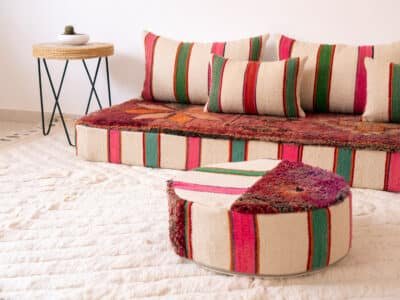 210cm // 7 ft Bohemian Floor Sofa Morocco - Image 6