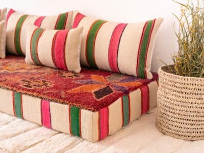 210cm // 7 ft Bohemian Floor Sofa Morocco - Image 9
