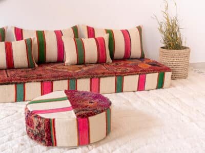 210cm // 7 ft Bohemian Floor Sofa Morocco - Image 7