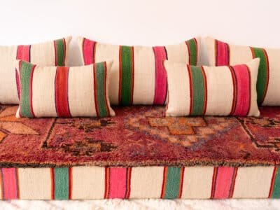 210cm // 7 ft Bohemian Floor Sofa Morocco - Image 10