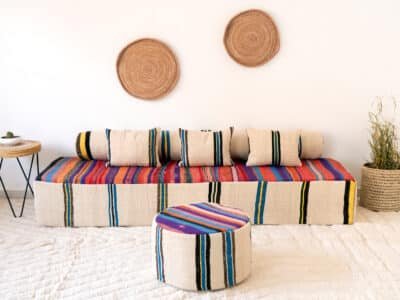 210cm // 7 ft Moroccan High Floor Seating - Image 2