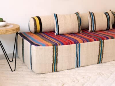 210cm // 7 ft Moroccan High Floor Seating - Image 5