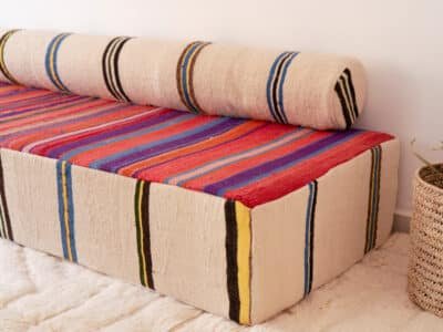 210cm // 7 ft Moroccan High Floor Seating - Image 8