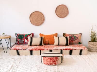 210cm // 7 ft Boho Floor Sofa - Image 2