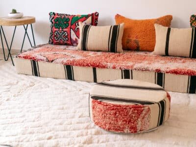 210cm // 7 ft Boho Floor Sofa - Image 7