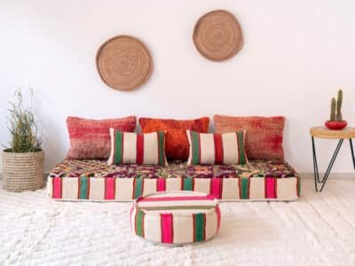 180cm // 6 ft Boho Floor Sofa Maroc - Image 2