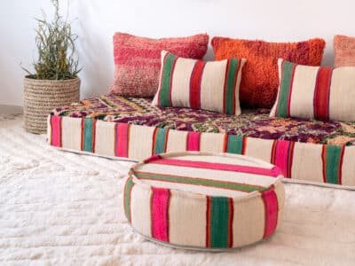 180cm // 6 ft Boho Floor Sofa Maroc - Image 8