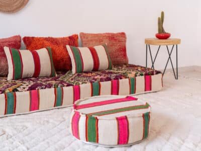 180cm // 6 ft Boho Floor Sofa Maroc - Image 7