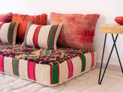 180cm // 6 ft Boho Floor Sofa Maroc - Image 5