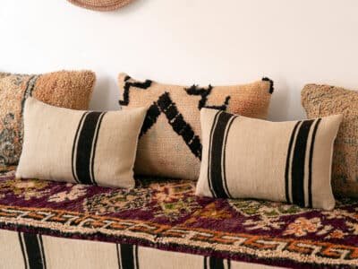210cm // 7 ft Boho Floor Couch - Image 8