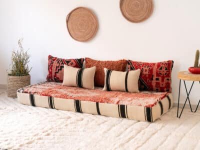 180cm // 6 ft Boho Floor Sofa Maroc - Image 3