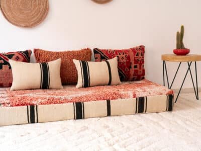 180cm // 6 ft Boho Floor Sofa Maroc - Image 6
