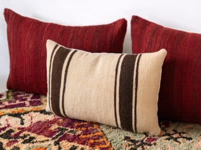 180cm // 6 ft Moroccan Boho Floor Couch - Image 9