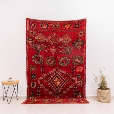 Red Vintage Morocco Rug